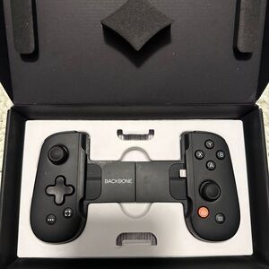 Black Backbone iPhone Gaming Controller